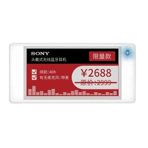 2.66 inch ESL Digital Price Tag / Inventory Display for Warehouse – Model ESL-MW-DS026