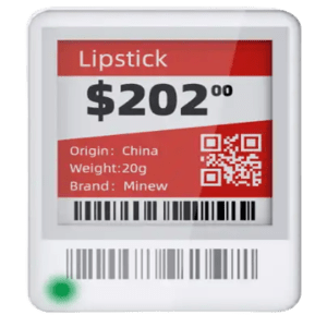 1.54 inch ESL Price / Inventory Display Tag with 5 years battery life