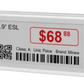 2.9 Inch ESL Price Tag / Inventory Display at Warehouse – Model: ESL-MW-MTag29R