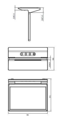 7.5 inch ESL Price Tag / Office Name Plate 4 color – Model: ESL-MW-STag75Q