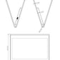 7.50 inch ESL Price Tag / Office Name Plate / Warehouse Inventory Display Tag