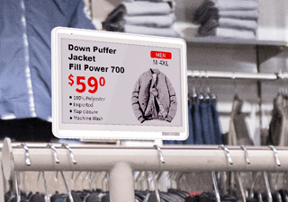 7.5 inch ESL Price Tag / Office Name Plate 4 color – Model: ESL-MW-STag75Q